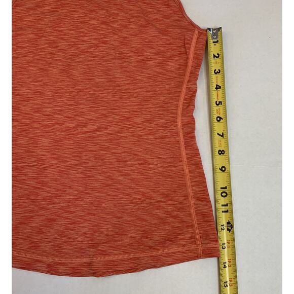 Lucy Tank Top Razor Back Women's Size S Orange And White - EUC - Picture 6 of 6